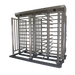 TORNIQUETE DE PASO DOBLE DE CUERPO COMPLETO CON PUERTA LATERAL Y REHILETE DE ACCESO / FABRICADO EN ACERO INOXIDABLE GRADO 304 /-Torniquetes y Puertas de Cortesía-ACCESSPRO-XTD-100-Bsai Seguridad & Controles