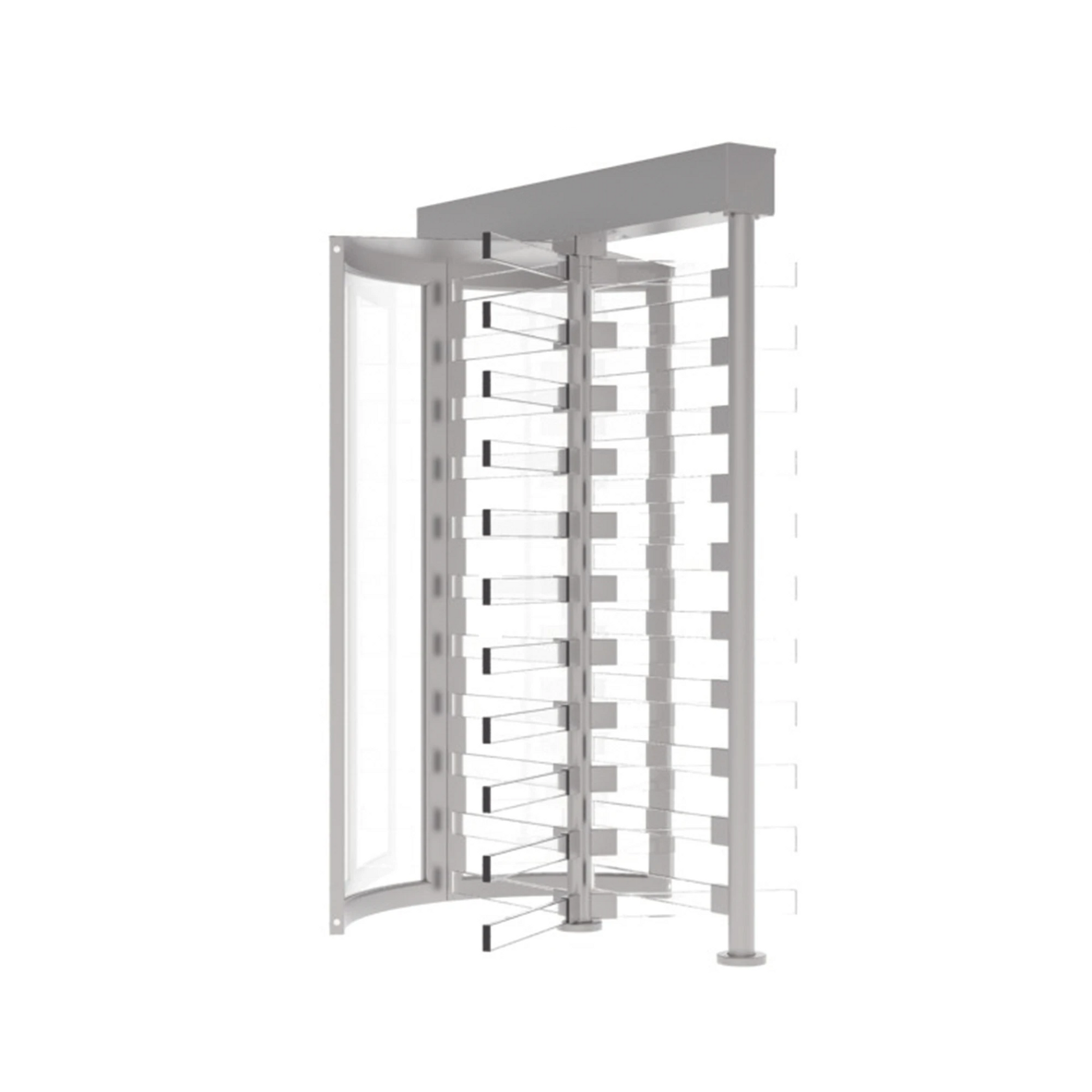 TORNIQUETE DOBLE DE CUERPO COMPLETO BIDIRECCIONAL EN ACRÍLICO-Torniquetes y Puertas de Cortesía-ALVARADO-Bsai Seguridad & Controles