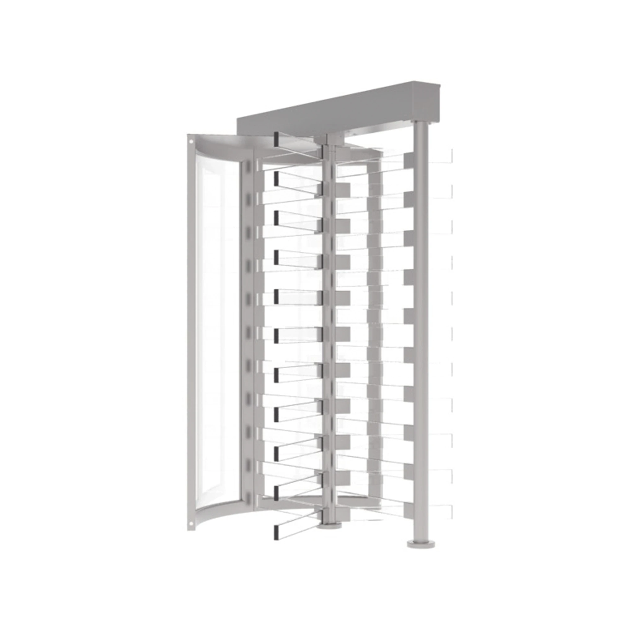 TORNIQUETE DOBLE DE CUERPO COMPLETO BIDIRECCIONAL EN ACRÍLICO-Torniquetes y Puertas de Cortesía-ALVARADO-Bsai Seguridad & Controles