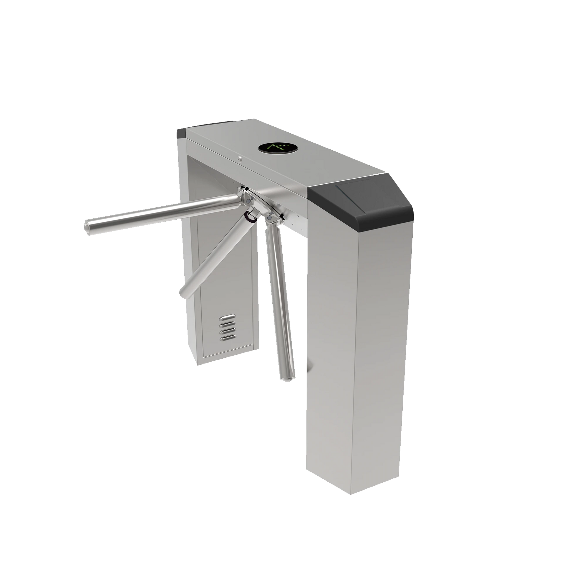 TORNIQUETE INDUSTRIAL EN ACERO INOXIDABLE,MOTORIZADO, BIDIRECCIONAL, ESPACIO PARA LECTORA DE PROXIMIDAD, INTERIORES-Torniquetes y Puertas de Cortesía-ACCESSPRO-Bsai Seguridad & Controles