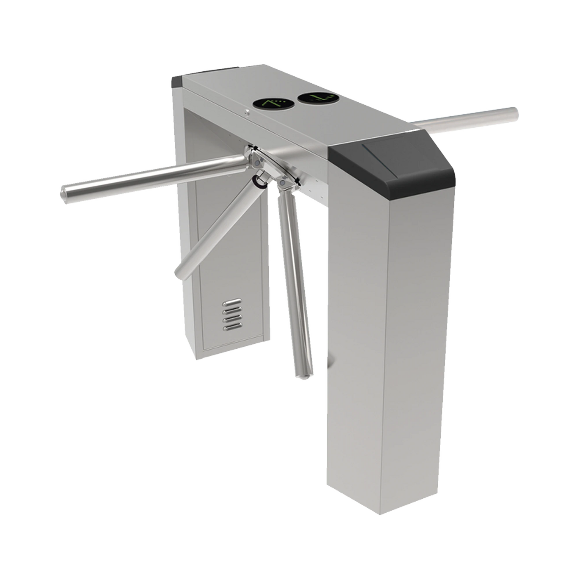TORNIQUETE INDUSTRIAL EN ACERO INOXIDABLE,MOTORIZADO, BIDIRECCIONAL, ESPACIO PARA LECTORA DE PROXIMIDAD, INTERIORES-Torniquetes y Puertas de Cortesía-ACCESSPRO-Bsai Seguridad & Controles
