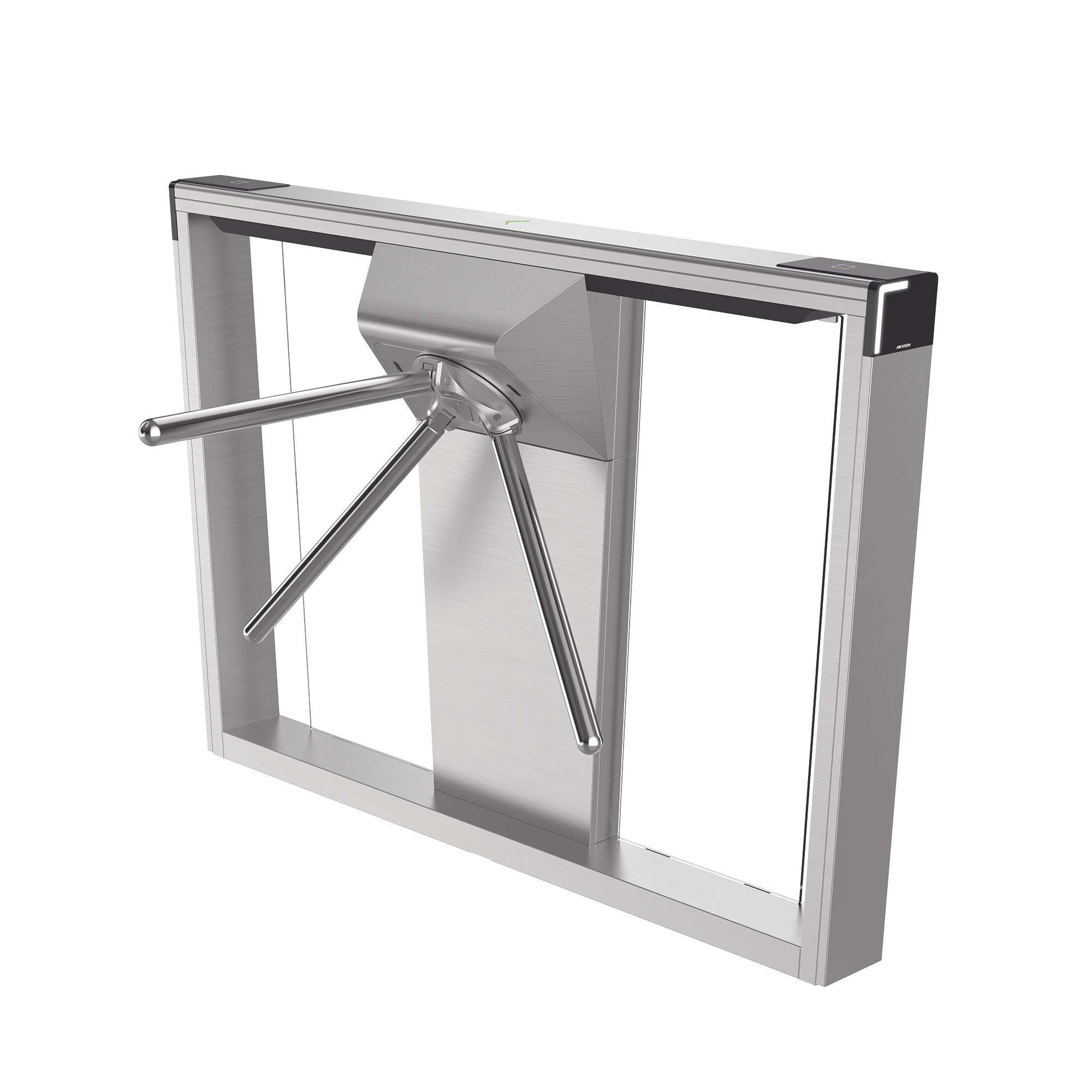 TORNIQUETE TRÍPODE PREMIUM DISEÑO SLIM ELEGANTE / 5 MILLONES DE CICLOS MCBF / EXTERIOR / LECTORES Y CONTROLADOR INCLUIDOS / LEDS INDICADORES-Torniquetes y Puertas de Cortesía-HIKVISION-Bsai Seguridad & Controles
