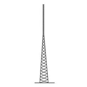 TORRE AUTOSOPORTADA TUBULAR ROHN DE 36 METROS LINEA SSV HEAVY DUTY.-Torres y Mástiles-ROHN-Bsai Seguridad & Controles