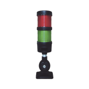 TORRE LED INDICADORA DE ESTADO DE 2 NIVELES COLOR ROJO Y VERDE, CON BUZZER INTEGRADO A 85 DB, A 110-240 VCA CON MONTAJE INCLUIDO DE 60 MM DE DIÁMETRO-Luces / Bocinas para la Industria y Edificios-EPCOM INDUSTRIAL SIGNALING-EI-2-RG-110240-Bsai Seguridad & Controles