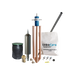 KIT PARARRAYO PDC FLASH CAPTOR, AVANCE DE CEBADO:15 ºΜS. DIÁMETRO DE PROTECCIÓN MÁX: 70 M. INCLUYE ELECTRODO Y ACCESORIOS P/TORRE.-Tierra Física y Pararrayos-APLICACIONES TECNOLOGICAS-Bsai Seguridad & Controles