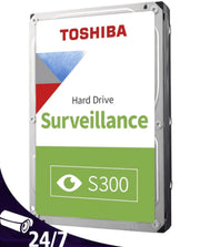 TOSHIBA HDWT720UZSVA - DISCO DURO DE 2TB/ SERIE S300 ESPECIAL PARA VIDEOVIGILANCIA/ IDEAL PARA TRABAJO 24/7/ INTEFACE: SATA 3.5"/ 5700 RPM/ 128 MB / HASTA 64 CÁMARAS-Discos Duros-TOSHIBA-Bsai Seguridad & Controles