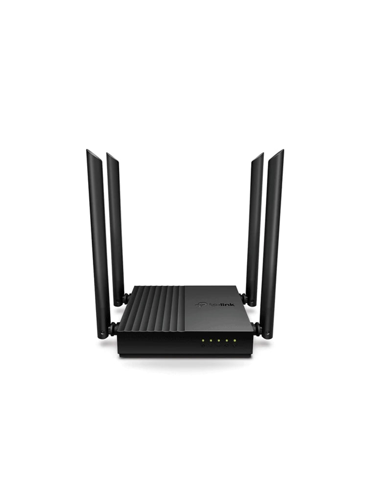 TP-LINK ARCHER C64 - RUTEADOR WIFI AC 1267MBPS, 1 PUERTO WAN RJ45 GIGABIT ETHERNET, 4 PUERTOS LAN RJ45 GIGABIT ETHERNET, MU-MIMO, 4 ANTENAS FIJAS, MODOS DE FUNCIONAMIENTO COMO ENRUTADOR Y PUNTO DE ACCESO, BEAMFORMING-Ruteadores / Firewalls / Balanceadores de carga-TP-LINK-Bsai Seguridad & Controles