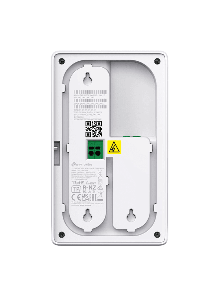 TP-LINK EAP615GP-WALL - GPON PUNTO DE ACCESO WIFI AC DE PARED/ VELOCIDAD DE HASTA 1.2GBPS EN 5GHZ Y 574MBPS EN 2.4GHZ/ MULTI SSID & BEAMFORMING/ CAPACIDAD PARA VOIP/ GESTIÓN CENTRALIZADA OMADA-GPON / OLT / ONT / ONU-TP-LINK-Bsai Seguridad & Controles