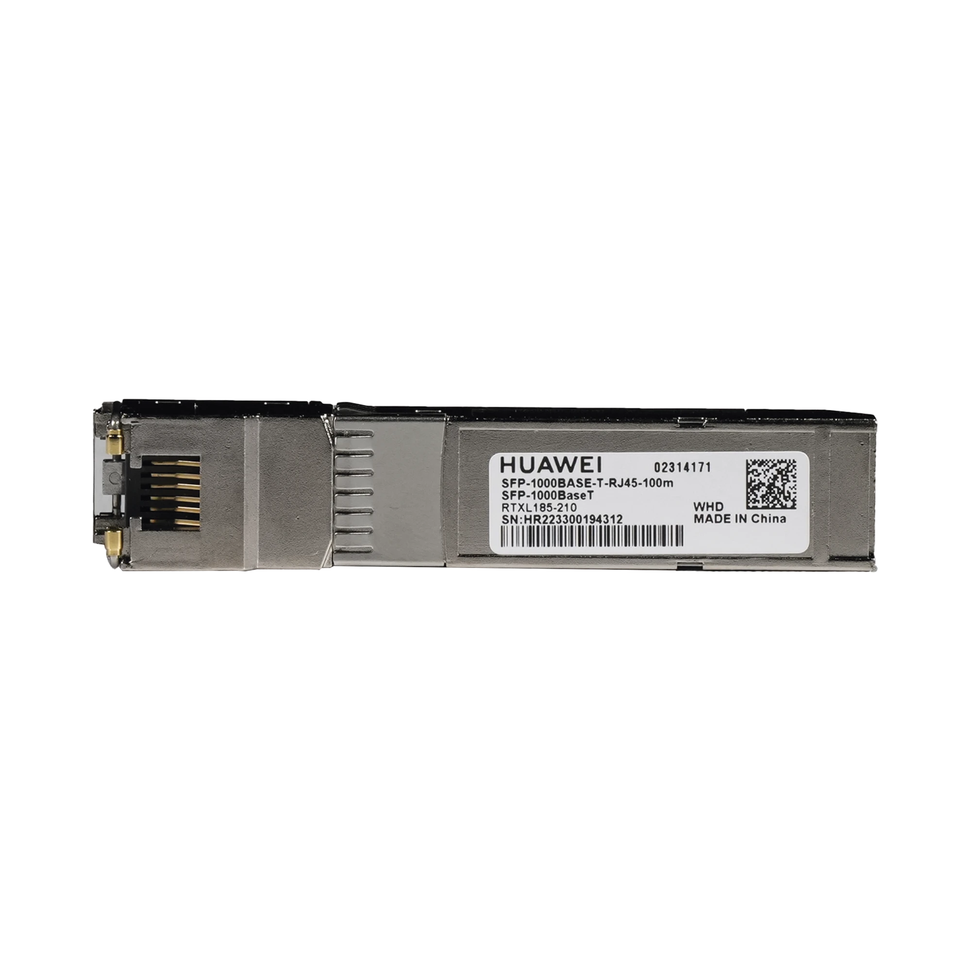TRANSCEPTOR DE SFP A RJ45 / NEGOCIACIÓN DE 10/100/1000MBPS / CONECTOR RJ45 / DISTANCIA DE HASTA 100M-Networking-HUAWEI-Bsai Seguridad & Controles