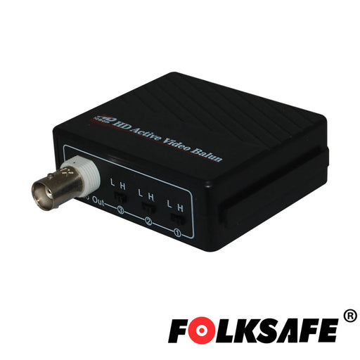 TRANSCEPTOR HD ACTIVO FS-HDA4501R FOLKSAFE UN CANAL DE VIDEO, RECOMENDABLE PARA SOLUCIONES A LARGA DISTANCIA, PUEDE SER UTILIZADO CON EL TRANSMISOR ACTIVO FS-HDA4501T ALCANZA DISTANCIA MÁXIMA DE CABLEADO DE 700MTS AHD 1MP, COMPATIBLE CON TODAS LAS MARC...-Accesorios Videovigilancia-FOLKSAFE-FS-HDA4501R-Bsai Seguridad & Controles