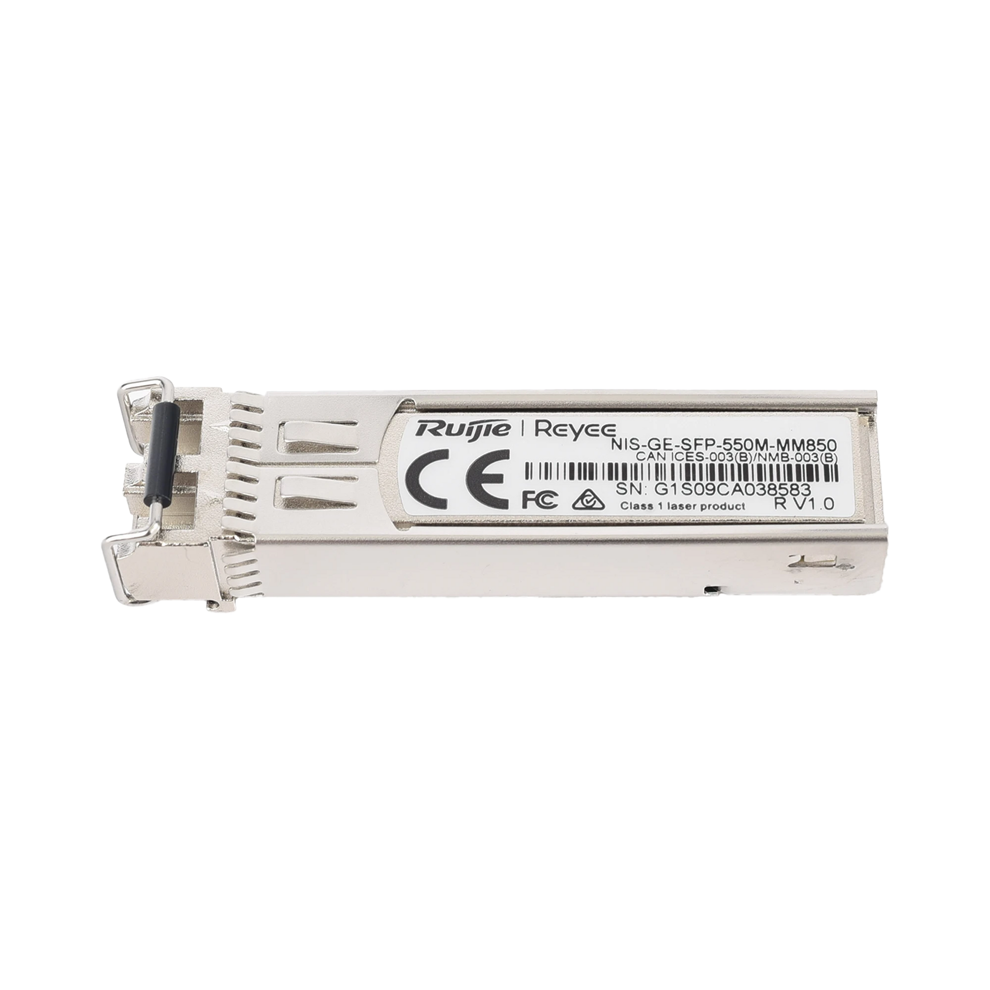 TRANSCEPTOR INDUSTRIAL LC MULTIMODO SFP 1G, HASTA 550 METROS, LONGITUD DE ONDA 850 NM, SOPORTA TEMPERATURAS DE -40° A 85° C-Networking-RUIJIE-NIS-GE-SFP-550M-MM850-Bsai Seguridad & Controles