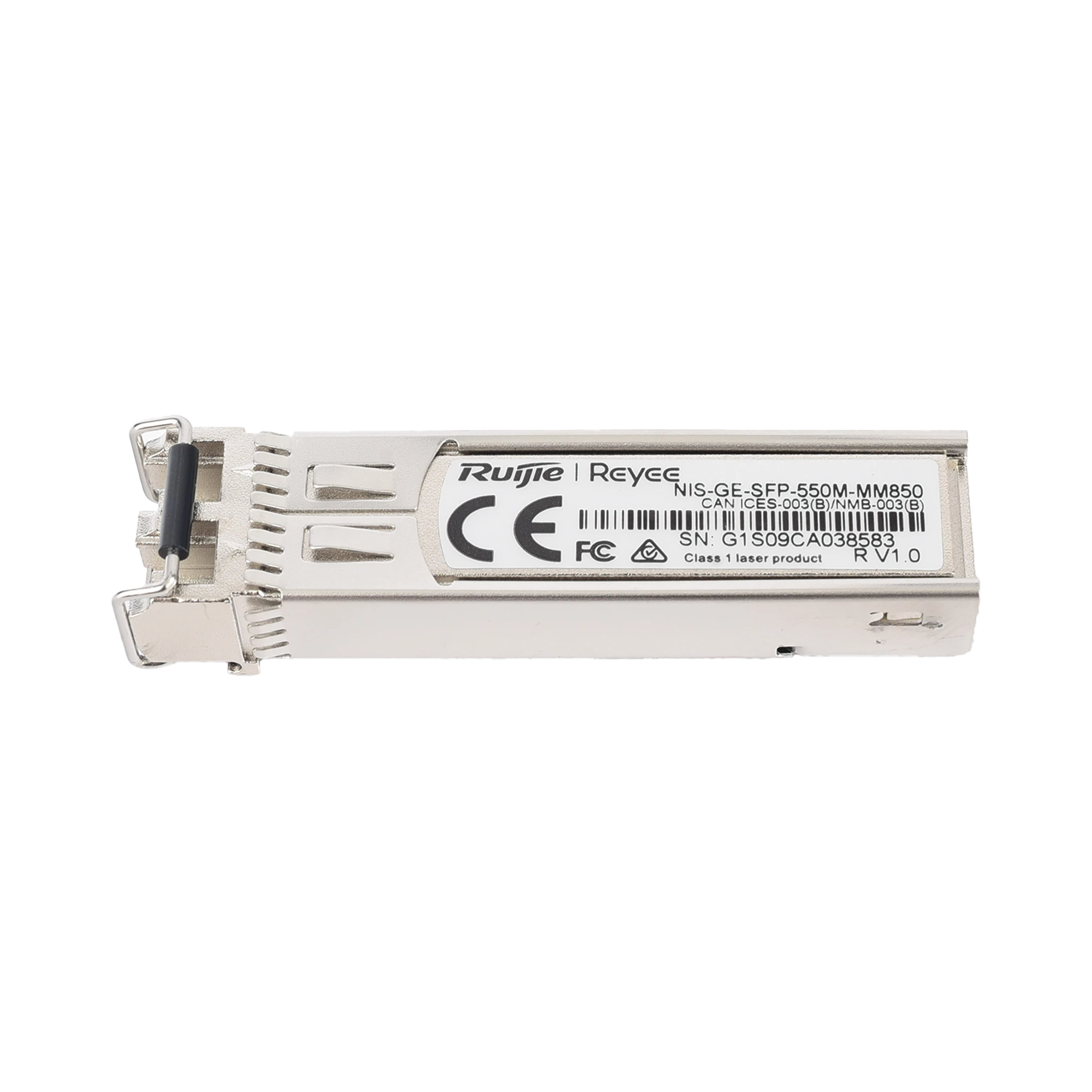TRANSCEPTOR INDUSTRIAL LC MULTIMODO SFP 1G, HASTA 550 METROS, LONGITUD DE ONDA 850 NM, SOPORTA TEMPERATURAS DE -40° A 85° C-Networking-RUIJIE-Bsai Seguridad & Controles