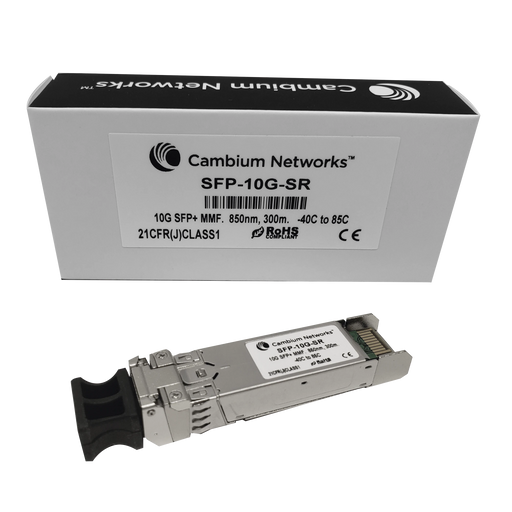 TRANSCEPTOR MINIGBIC SFP+ 10 GBPS MULTIMODO, DISTANCIA HASTA 300M, CONECTOR LC-Transceptores de Fibra-CAMBIUM NETWORKS-Bsai Seguridad & Controles