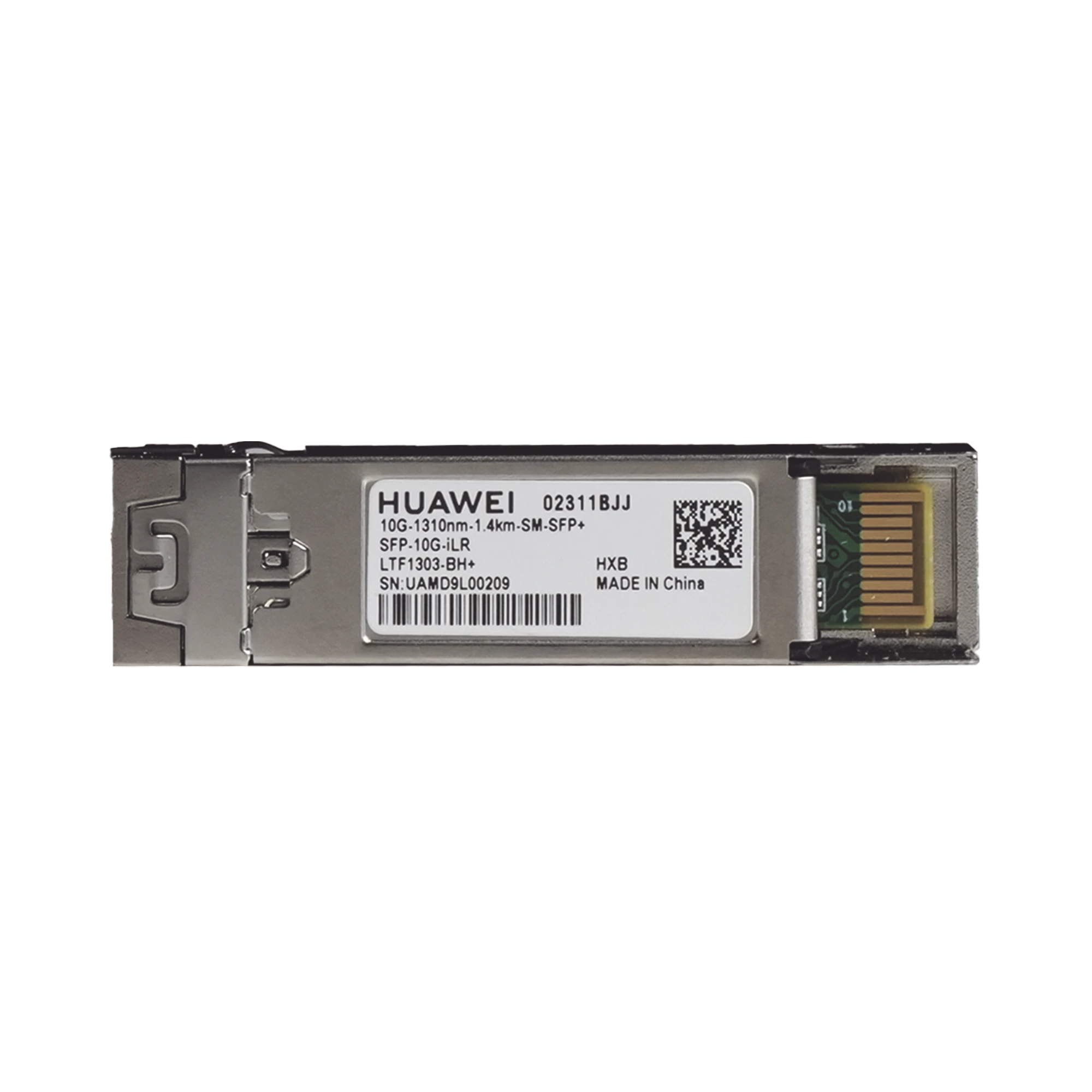 TRANSCEPTOR OPTICO 10GBASE-ILR / CONECTOR SFP+ / VELOCIDAD DE 9.8G / MONOMODO (1310NM) / DISTANCIA HASTA 1.4KM / CONECTOR LC-Networking-HUAWEI-Bsai Seguridad & Controles