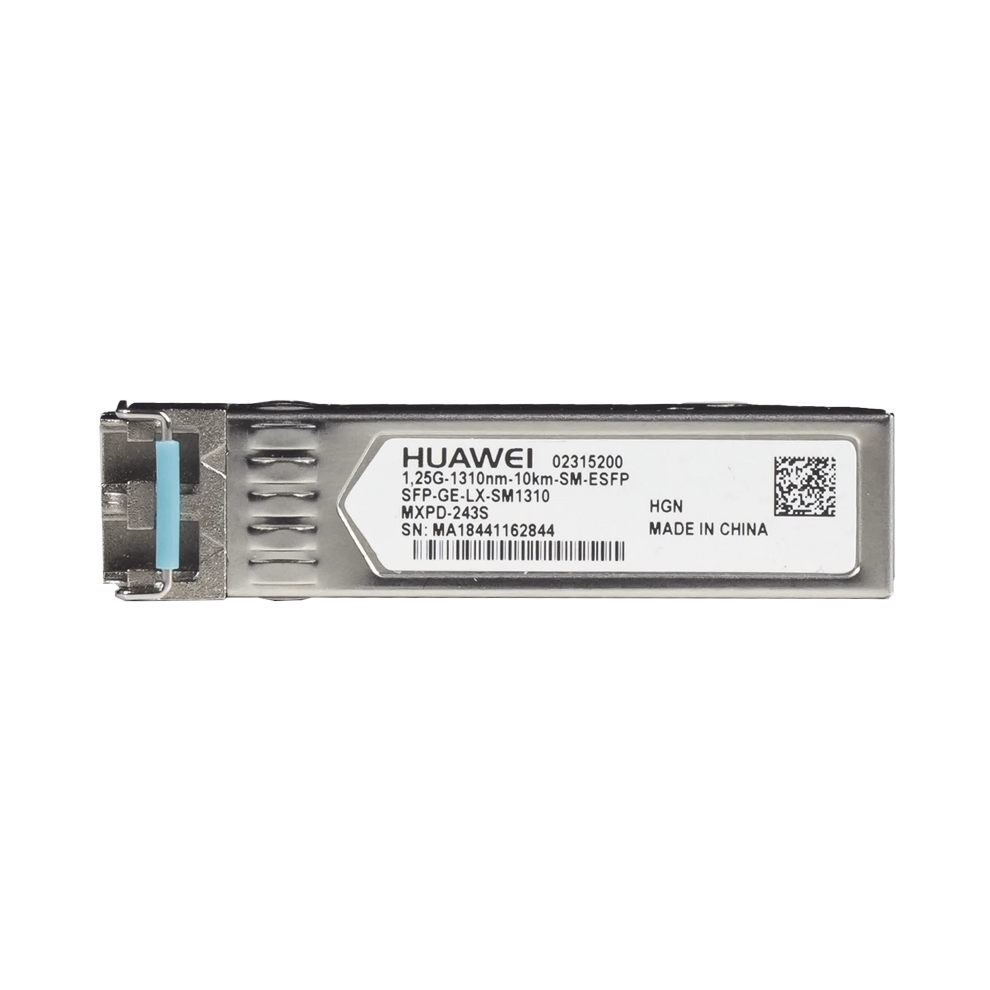 TRANSCEPTOR ÓPTICO ESFP / VELOCIDAD DE 1GBPS / MONOMODO / 1310NM / CONECTOR LC / DISTANCIA DE HASTA 10 KM-Networking-HUAWEI-Bsai Seguridad & Controles