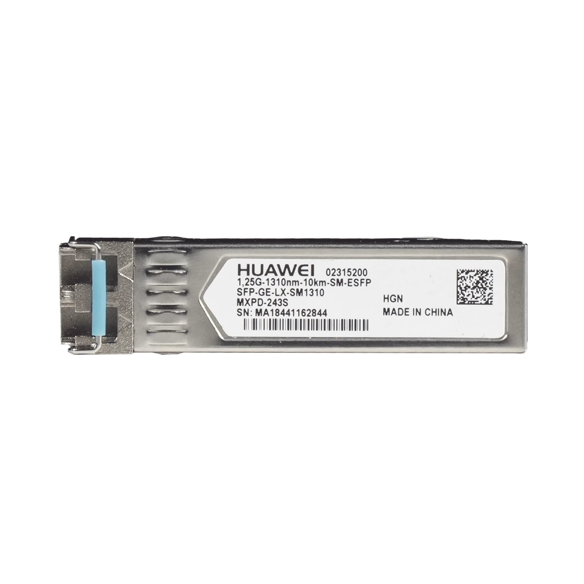 TRANSCEPTOR ÓPTICO ESFP / VELOCIDAD DE 1GBPS / MONOMODO / 1310NM / CONECTOR LC / DISTANCIA DE HASTA 10 KM-Networking-HUAWEI-Bsai Seguridad & Controles