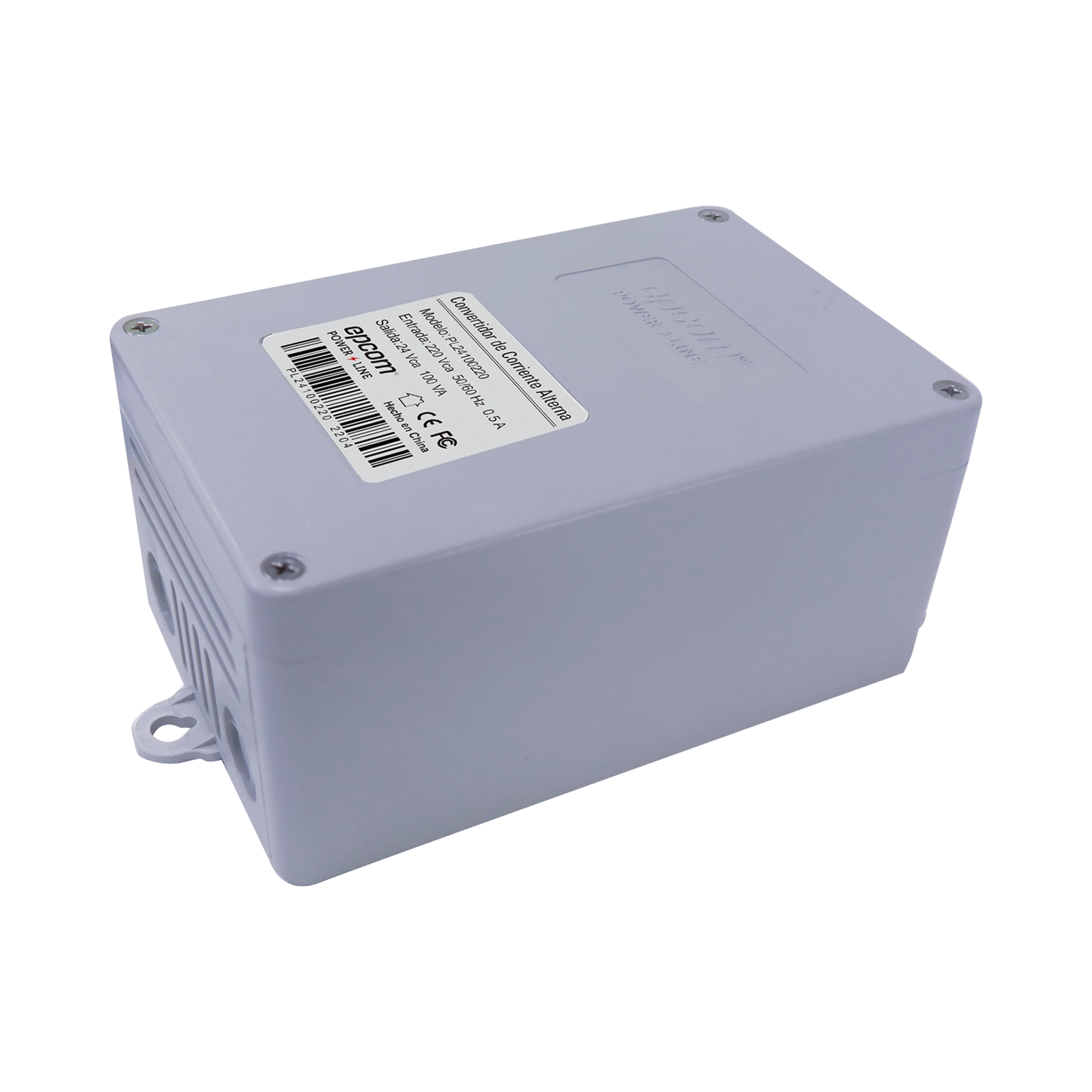 TRANSFORMADOR INDUSTRIAL DE 220 VCA @ 24 VCA 100 VA (4 A)-Energía-EPCOM POWERLINE-Bsai Seguridad & Controles