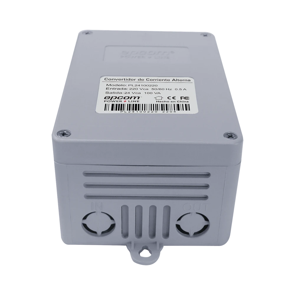 TRANSFORMADOR INDUSTRIAL DE 220 VCA @ 24 VCA 100 VA (4 A)-Energía-EPCOM POWERLINE-Bsai Seguridad & Controles