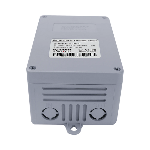 TRANSFORMADOR INDUSTRIAL DE 220 VCA @ 24 VCA 100 VA (4 A)-Energía-EPCOM POWERLINE-PL24100220-Bsai Seguridad & Controles