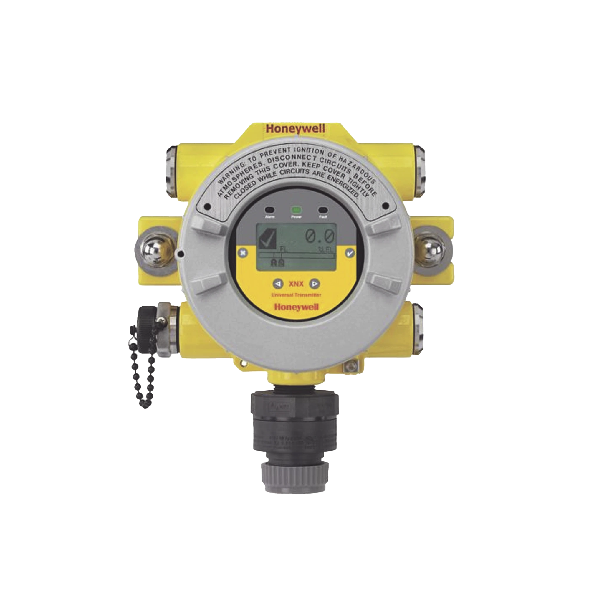 TRANSMISOR XNX, HART® SOBRE SALIDA DE 4-20 MA, UL/CSA, 5 ENTRADAS NPT DE 3/4", ALUMINIO PINTADO, CONFIGURADO PARA OPTIMA PLUS Y EXCEL-Dispositivos Convencionales-HONEYWELL ANALYTICS-Bsai Seguridad & Controles