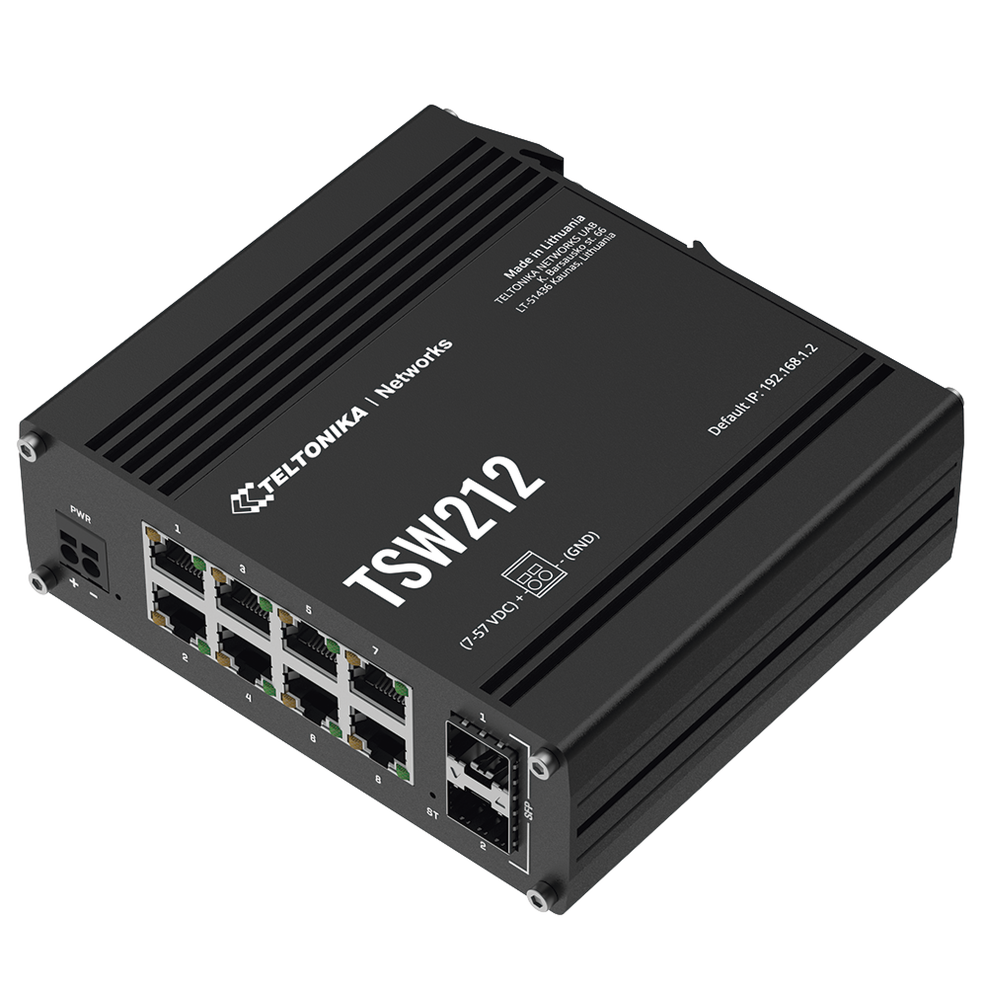 SWITCH INDUSTRIAL ADMINISTRABLE L2, 8 PUERTOS GE + 2 SFP, SOPORTA PROFINET
