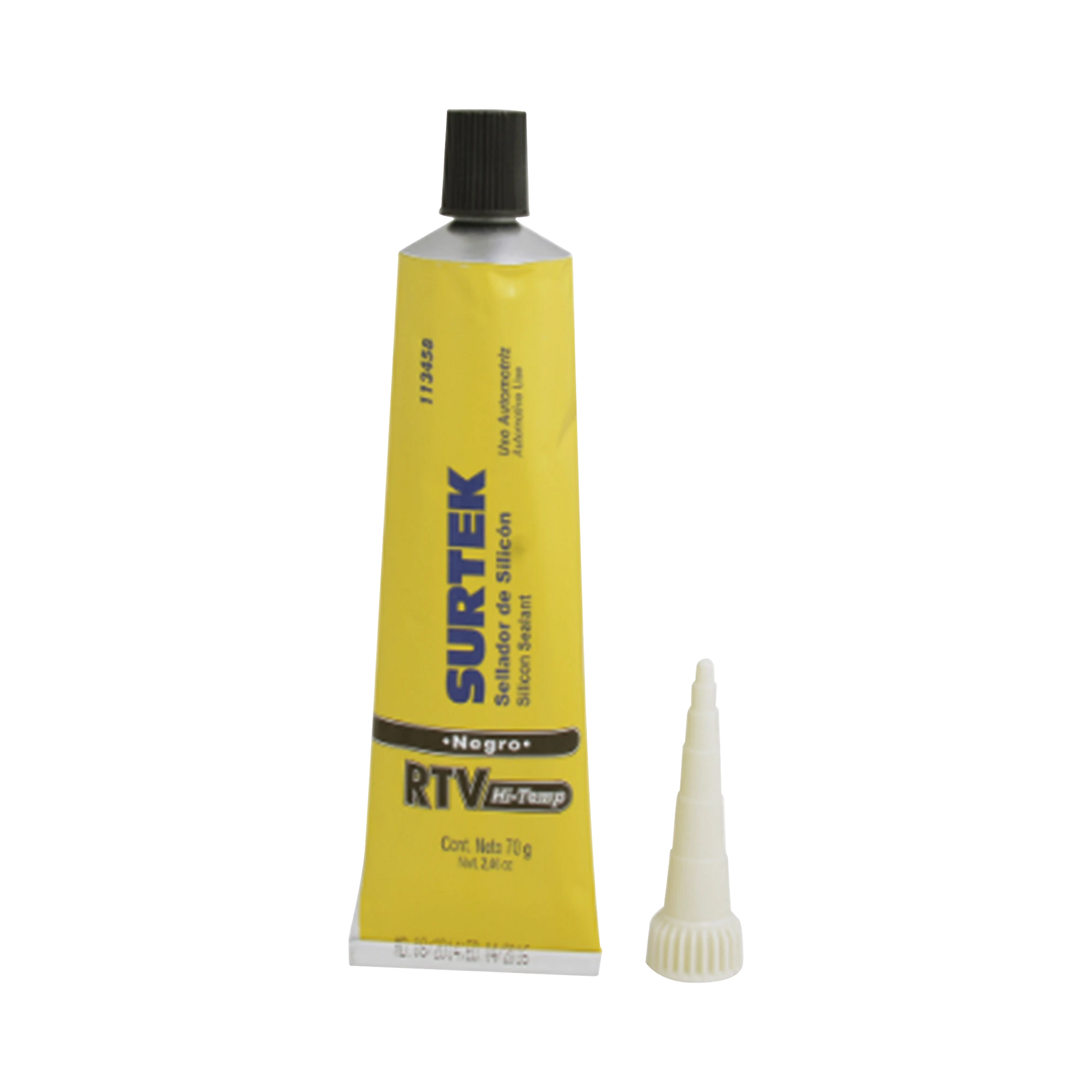 SILICÓN PARA ALTAS TEMPERATURAS /COLOR NEGRO/ TUBO 70 G.-Herramientas-SURTEK-Bsai Seguridad & Controles