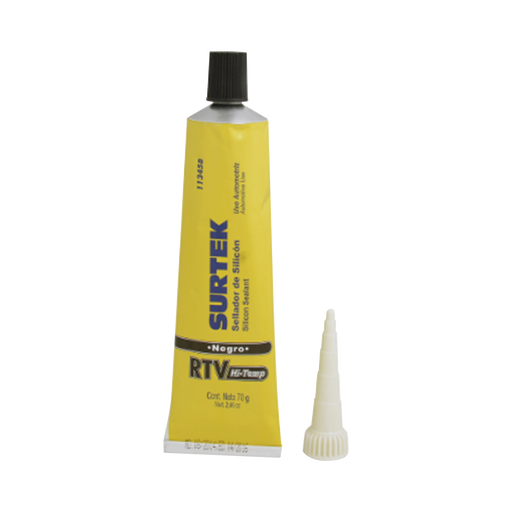 SILICÓN PARA ALTAS TEMPERATURAS /COLOR NEGRO/ TUBO 70 G.-Herramientas-SURTEK-SYS-113-458-Bsai Seguridad & Controles