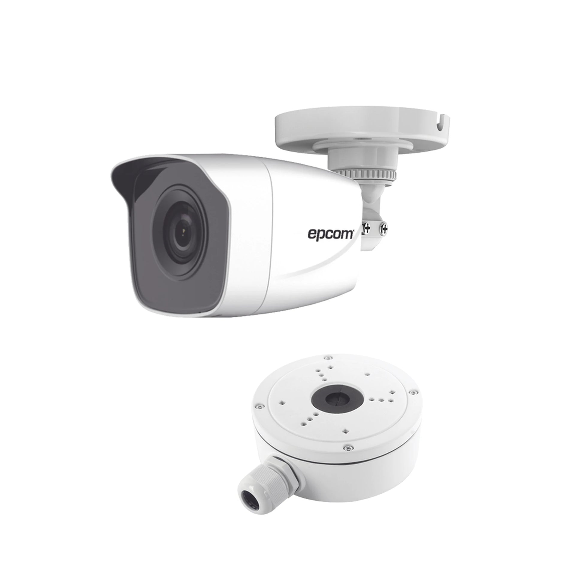 KIT DE BALA TURBOHD 2 MEGAPIXEL (1080P) + CAJA DE CONEXIÓN / EXTERIOR IP66 / TVI-AHD-CVI-CVBS-Cámaras-EPCOM PROFESSIONAL-Bsai Seguridad & Controles
