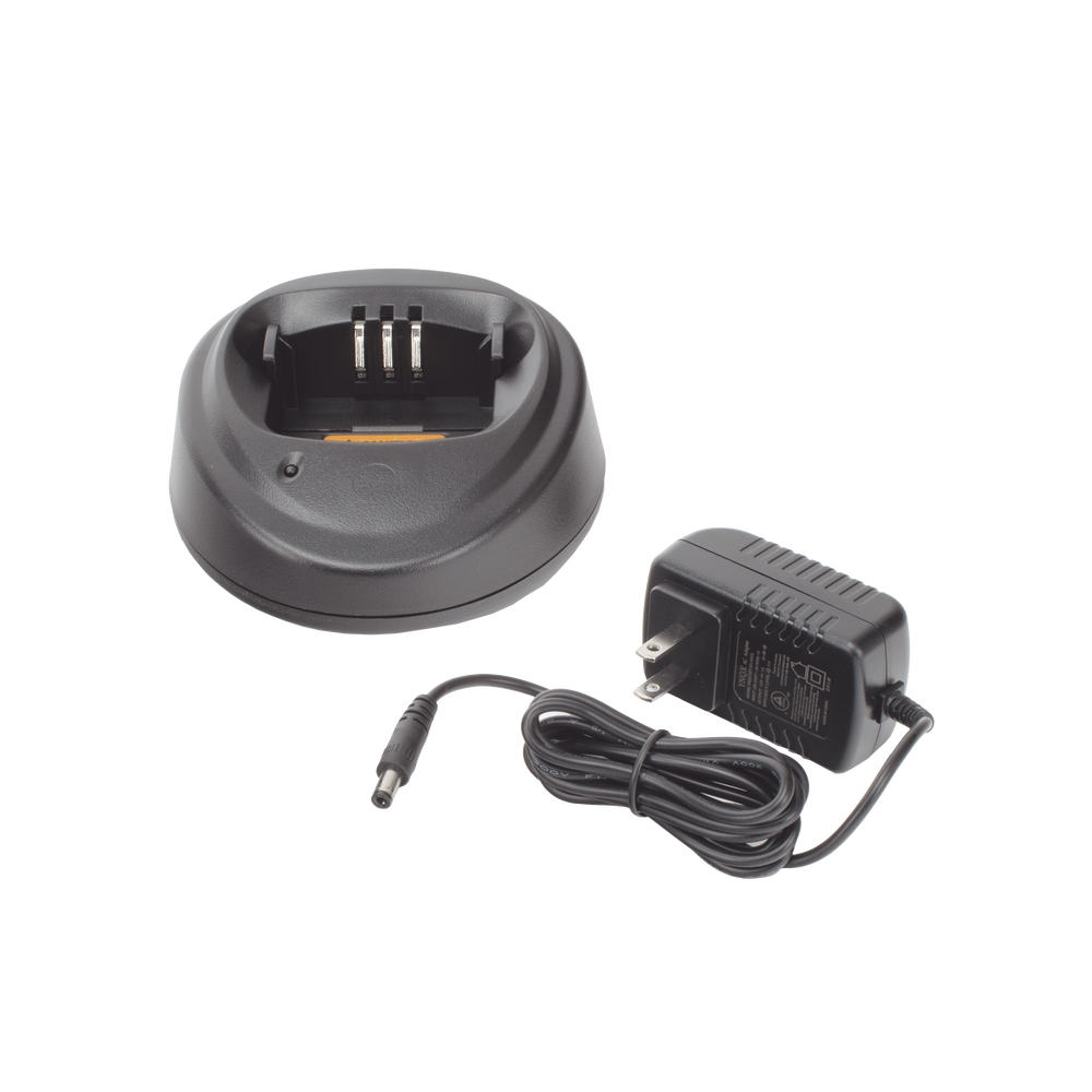 CARGADOR RÁPIDO DE ESCRITORIO PARA EP450, DEP450, CP080, CP140, CP150, CP160, CP180, CP200, CP250, PR400, GP3688 PARA BATERÍAS NTN4497, NNTN4970, NNTN4450, NNTN4458 DE LI-ION-Accesorios para Motorola-TXPRO-Bsai Seguridad & Controles