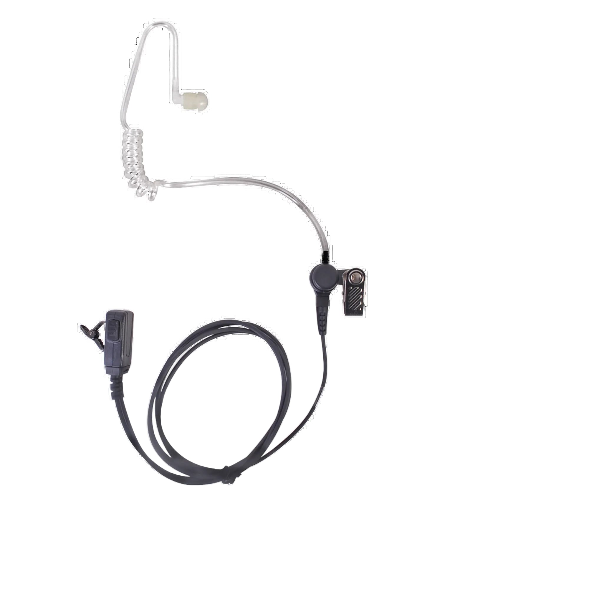 MICRÓFONO - AUDÍFONO DE TUBO ACÚSTICO TRANSPARENTE DE GRADO MÉDICO CON CONECTOR DE 3.5MM PARA KENWOOD Y ABELL