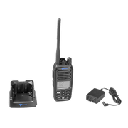RADIO PORTÁTIL MARINO VHF / SUMERGIBLE IP67 / LUZ ACTIVADA POR AGUA / NRC REDUCCIÓN DE RUIDO / DUAL-WATCH / 5W / FM (F3E)