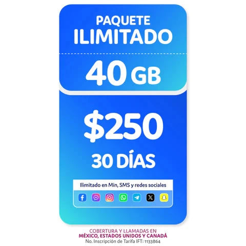 Telefonía celular - Recargas - Paquetes Mensuales-Telefonía-MEXFON-Bsai Seguridad & Controles