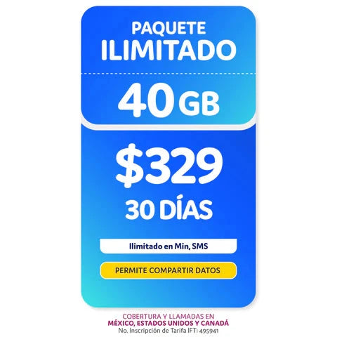 Telefonía celular - Recargas - Paquetes Mensuales-Telefonía-MEXFON-Bsai Seguridad & Controles
