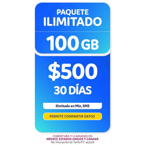 Telefonía celular - Recargas - Paquetes Mensuales-Telefonía-MEXFON-Bsai Seguridad & Controles