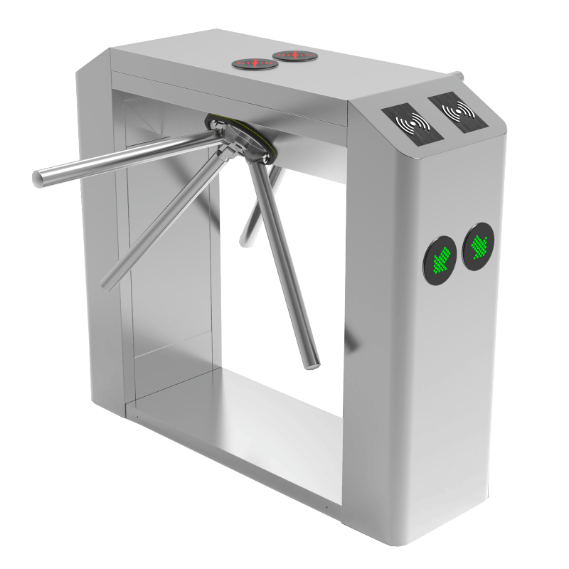 ZKTECO TS2200PRO - TORNIQUETE TRÍPODE DOBLE CARRIL BIDIRECCIONAL / SEMIAUTOMÁTICO / ACERO INOXIDABLE / INDICADORES LED / 110V / EXTERIOR PROTEGIDO / REQUIERE LECTORES Y PANEL-Torniquetes-ZKTECO-Bsai Seguridad & Controles