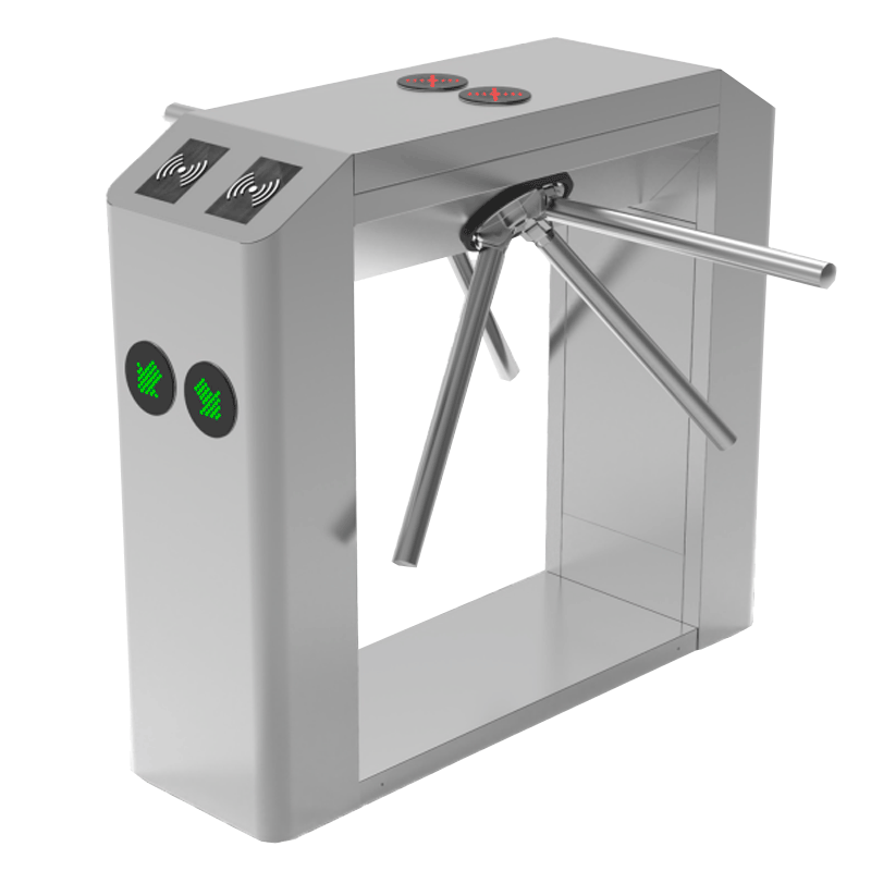 ZKTECO TS2200PRO - TORNIQUETE TRÍPODE DOBLE CARRIL BIDIRECCIONAL / SEMIAUTOMÁTICO / ACERO INOXIDABLE / INDICADORES LED / 110V / EXTERIOR PROTEGIDO / REQUIERE LECTORES Y PANEL-Torniquetes-ZKTECO-Bsai Seguridad & Controles