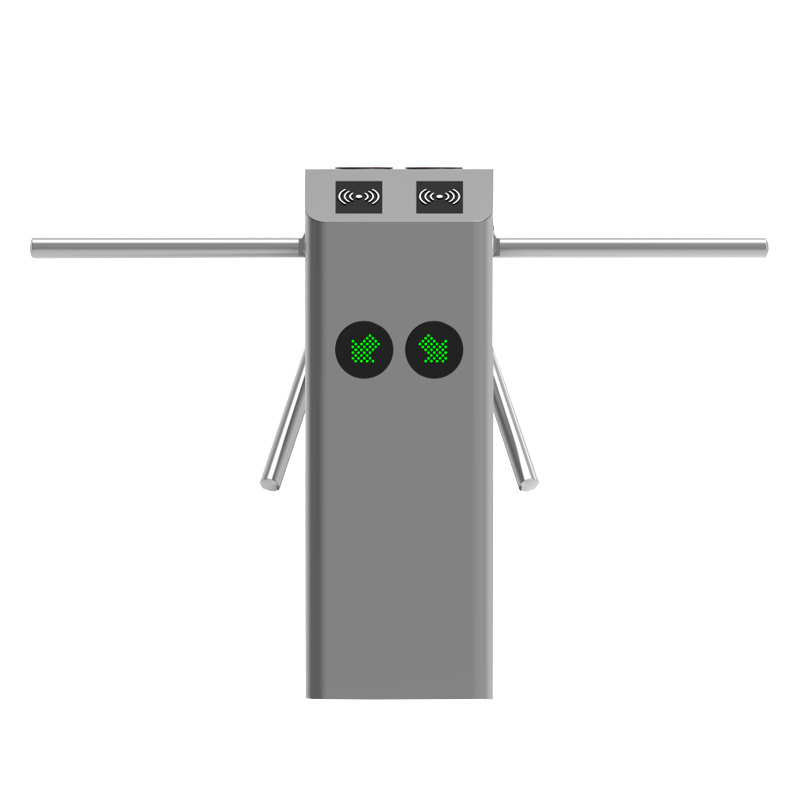 ZKTECO TS2200PRO - TORNIQUETE TRÍPODE DOBLE CARRIL BIDIRECCIONAL / SEMIAUTOMÁTICO / ACERO INOXIDABLE / INDICADORES LED / 110V / EXTERIOR PROTEGIDO / REQUIERE LECTORES Y PANEL-Torniquetes-ZKTECO-Bsai Seguridad & Controles