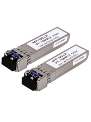 TCE - SFP+-10G-LR - PAR DE TRANSCEPTORES DE FIBRA ÓPTICA SFP MONOMODO / 1310NM / DDM / CONECTOR LC DUAL / MINI-GBIC / VELOCIDAD DE 1.25 A 10 GBPS / HASTA 20 KM DE CONEXIÓN #FO-Transceptores de Fibra-OEM-Bsai Seguridad & Controles