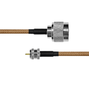 CABLE COAXIAL RG-142/U DE 110 CM, 50 OHM CON CONECTORES N MACHO A MINI UHF MACHO.-Cableado-EPCOM INDUSTRIAL-Bsai Seguridad & Controles