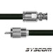 CABLE COAXIAL RG-214/U DE 110 CM, CON CONECTORES BNC MACHO A UHF MACHO (PL-259).-Cableado-EPCOM INDUSTRIAL-Bsai Seguridad & Controles
