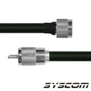 CABLE COAXIAL RG-214/U DE 110 CM, CON CONECTORES N MACHO A UHF MACHO (PL-259).-Cableado-EPCOM INDUSTRIAL-Bsai Seguridad & Controles