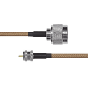 JUMPER DE CABLE COAXIAL RG-142/U DE 180 CM Y CONECTORES N MACHO A MINI-UHF MACHO.-Cableado-EPCOM INDUSTRIAL-Bsai Seguridad & Controles