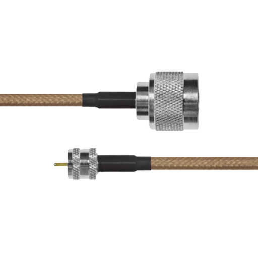 JUMPER DE CABLE COAXIAL RG-142/U DE 180 CM Y CONECTORES N MACHO A MINI-UHF MACHO.-Cableado-EPCOM INDUSTRIAL-SN-142-MIN-180-Bsai Seguridad & Controles