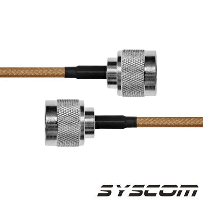 CABLE COAXIAL RG-142/U DE 60 CM. PARA 50 OHM, CON CONECTORES N MACHO A N MACHO.-Cableado-EPCOM INDUSTRIAL-SN-142-N-60-Bsai Seguridad & Controles