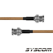JUMPER CON CABLE RG-142/U DE 60 CM, CON CONECTORES BNC MACHO A BNC MACHO.-Cableado-EPCOM INDUSTRIAL-Bsai Seguridad & Controles