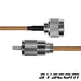 CABLE COAXIAL RG-142/U DE 60 CM, CON CONECTORES N MACHO A UHF MACHO (PL-259).-Cableado-EPCOM INDUSTRIAL-Bsai Seguridad & Controles