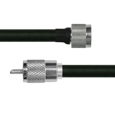 CABLE COAXIAL RG-214/U DE 60 CM, CON CONECTORES N MACHO A UHF MACHO (PL-259).-Cableado-EPCOM INDUSTRIAL-Bsai Seguridad & Controles