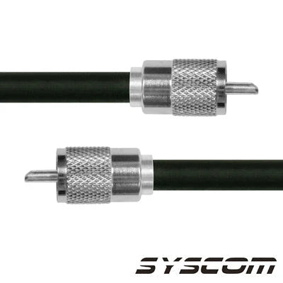 CABLE COAXIAL RG-214/U DE 60 CM, CON CONECTORES UHF MACHO A UHF MACHO (PL-259).-Cableado-EPCOM INDUSTRIAL-SUHF-214-UHF-60-Bsai Seguridad & Controles