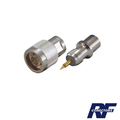 CONECTOR N MACHO PARA CABLE BELDEN 9913, 7810A, 8214; ANDREW CNT-400; SYSCOM RG8/U-SYS, RFLASH-1113-Conectores-RF INDUSTRIES,LTD-Bsai Seguridad & Controles