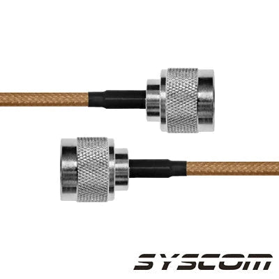 JUMPER DE 180 CMS. CON CABLE COAXIAL RG-142/U Y CONECTORES N MACHO A N MACHO.-Cableado-EPCOM INDUSTRIAL-Bsai Seguridad & Controles